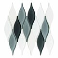 Andova Tiles ANDOVA TILES Zeille Glass Arabesque Mosaic Tile ANDZEI205